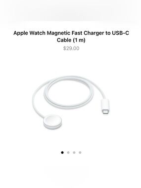 Apple Magnetic Fast Charging Cable USB-C in White
